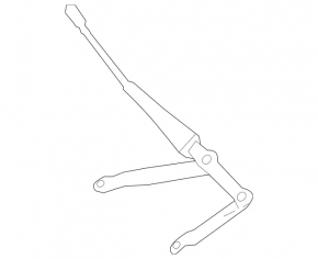 Wiper arm right Mercedes X164 GL W164 ML