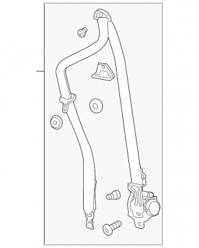 Passenger seat belt Buick Encore 13-16 ser