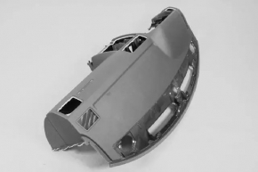 Front dashboard without airbag for a 2014 Dodge Challenger.