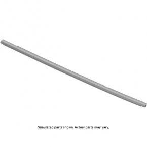 Molding door-glass central rear left Chevrolet Cruze 16- chrome
