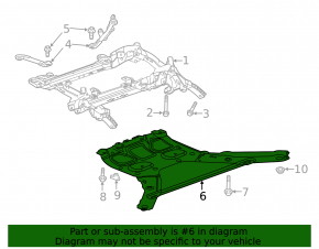Front Subframe for Chevrolet Camaro 16-19