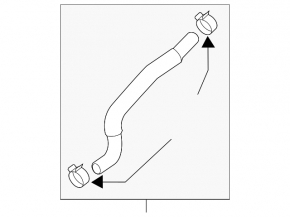 Cooling pipe lower Kia Sorento 16-20 2.4