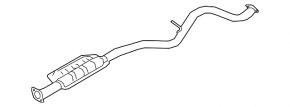 Exhaust line middle part Subaru Impreza 5d 17-23 GK