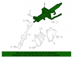 Steering column Toyota Camry v70 18-24