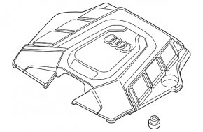 Audi Q8 19-25 3.0T MHEV Air Filter Housing Upper Cover