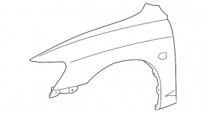 Front right wing Toyota Camry 02-06