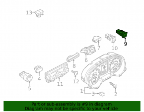 Trunk Lock Button VW Passat b7 12-15 USA