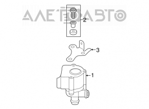 Auxiliary cooling motor VW Passat 20-22 2.0T