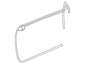 Door seal front right VW Beetle 12-19