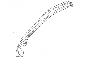 Roof pillar front left Toyota Camry v70 18-24