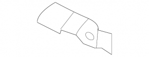 Front Bumper Upper Absorber Mount Left Nissan Rogue 21-23