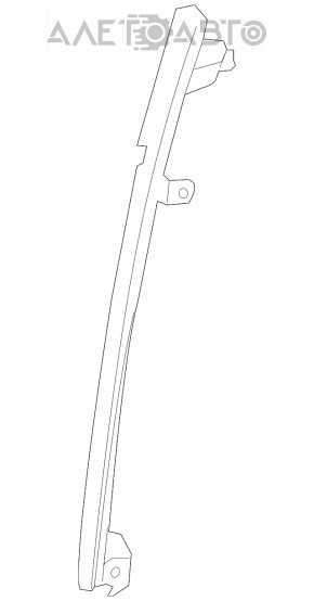Rear left door glass guide Lexus RX350 RX450h 16-22