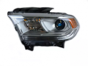 Headlight front left bare Dodge Durango 14-15 halogen light