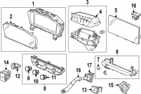 Instrument cluster Honda Accord 23-