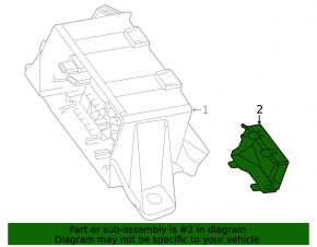Toyota Sienna 21-25 Trunk Fuse Box Cover