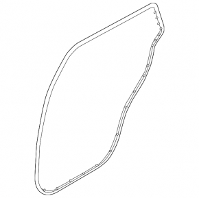 Door seal rear left Kia Sorento 16-20