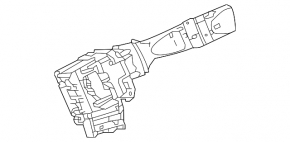 Steering column switch right Toyota Prius 50 Prime 16-22 without rear wiper