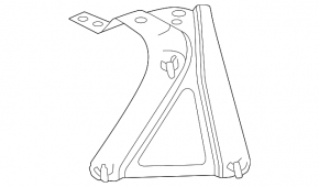 Bracket for cruise radar Lexus NX 22-25