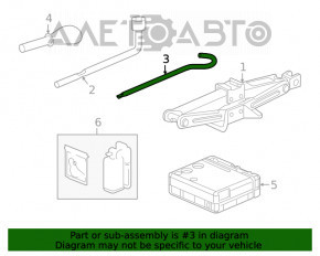 Jack handle Honda CRV 23-