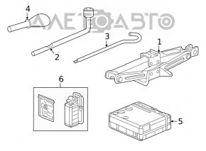 Jack handle Honda CRV 23-