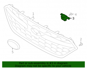 Subaru WRX 22-24 radiator grille cover
