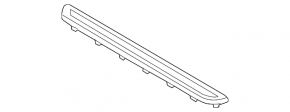 Door sill insert front left Porsche Cayenne 958 11-17 chrome, scratches