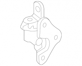 Door hinge lower front right Mercedes GLS-class X166 13-19