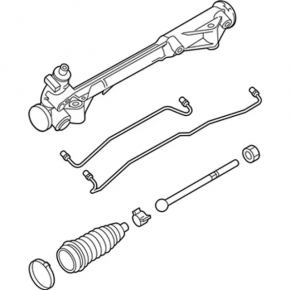 Steering rack Ford Flex 09-12 prerest GUR