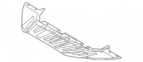 Front bumper protection Ford Focus mk3 11-18 prerest