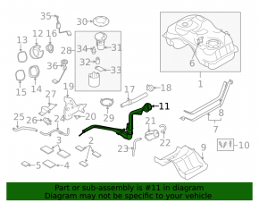 Fuel filler neck for Mazda CX-7 06-12