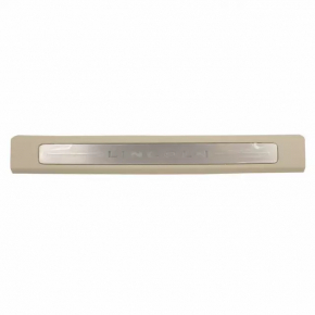 Door sill trim front left Lincoln MKC 15-16 beige with backlight, chrome finish