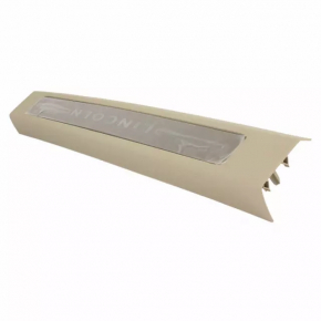 Door sill trim front left Lincoln MKC 15-16 beige with backlight, chrome finish