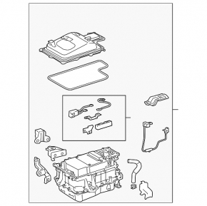 Toyota Highlander 2010 hybrid inverter