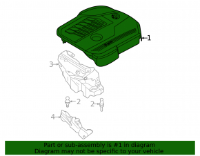 BMW X7 G07 19-22 3.0T Engine Cover