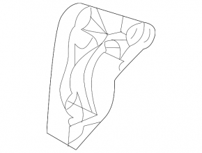 GMC Terrain 18-LYX Air Conditioning Compressor Bracket, LSD