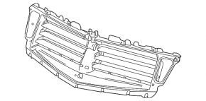 Central radiator deflector blinds for Cadillac ATS 15-18 rest.