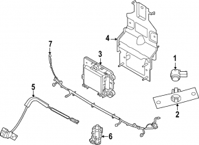 Nissan Rogue 2021-23 Front Bumper Parking Sensors