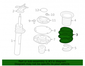 Front left spring Mini Cooper F56 3d 14-21