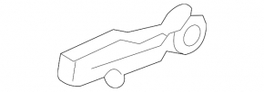Engine mount bracket rear left Volvo XC60 18-23