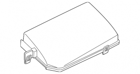Volvo XC40 19-25 large underhood fuse box cover