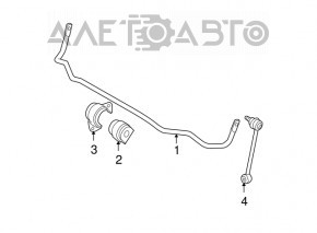 Rear stabilizer bar BMW 335i e92 07-13