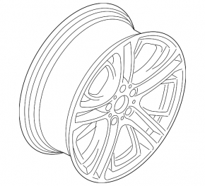 Wheel rim R20x10J BMW X3 F25 11-17 310 style, M-Sport