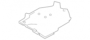 Fuel tank guard left Subaru Impreza 17-23 GK