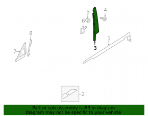 Door trim side front right Audi A6 C7 12-18