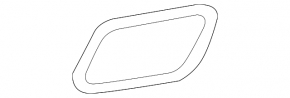 Front bumper headlight washer plug right Audi A6 C7 12-15 s-line pkg