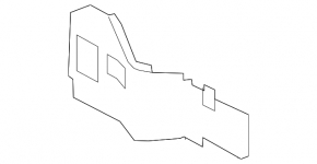 Front right side member bracket for Audi E-Tron 19-23