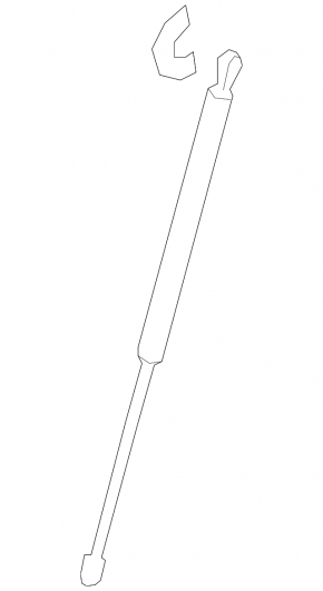 Bonnet shock absorber left Audi Q7 4L 10-15 Tuff support