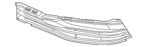 Lower grille front bumper left BMW 5 G30 17-20