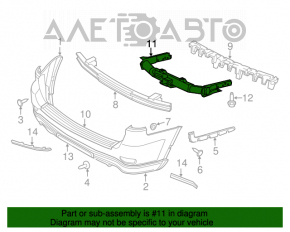 Jeep Grand Cherokee WK2 11-21 rear bumper reinforcement for towbar