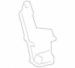 Lower right rear bumper mount for Toyota Camry v70 18-24